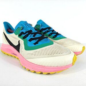 Nike Air Zoom Pegasus 36 Trail AR5676-101 Womens 8 Light Orewood Brown Pink Blue